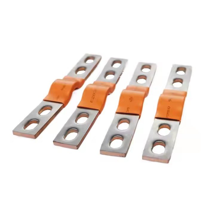 Matched Copper Busbar Aluminum Stud M6 Double-screw Bolt 6mm Bonnet Bolt Copper Busbar for LF280K 280Ah 3.2V Prismatic Cell